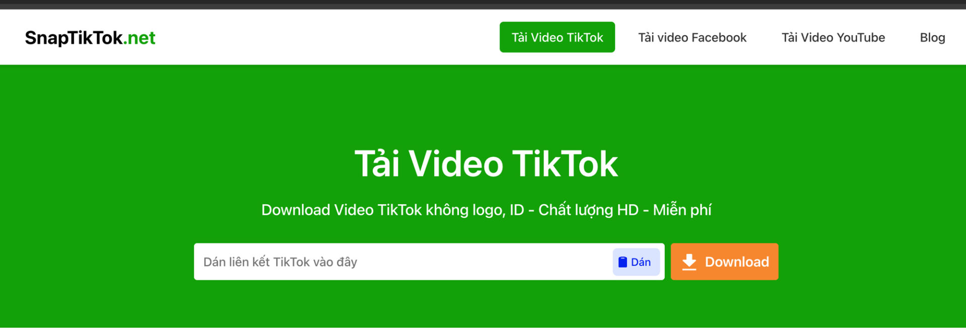 Accede al sitio web de SnapTikTok para descargar videos